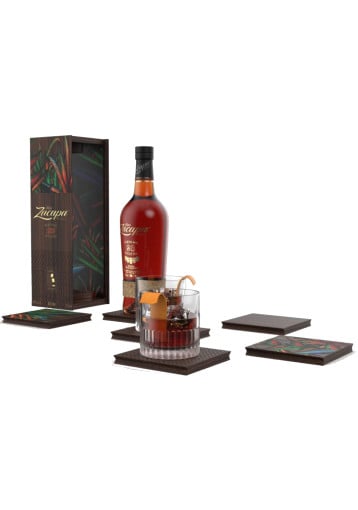 Zacapa - Coffret Bois Solera 23 + 6 sous-bocks