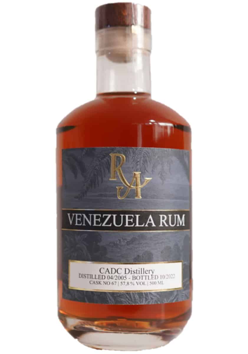 Rum Artesanal Venezuela CADC 2005 17 ans Venezuela