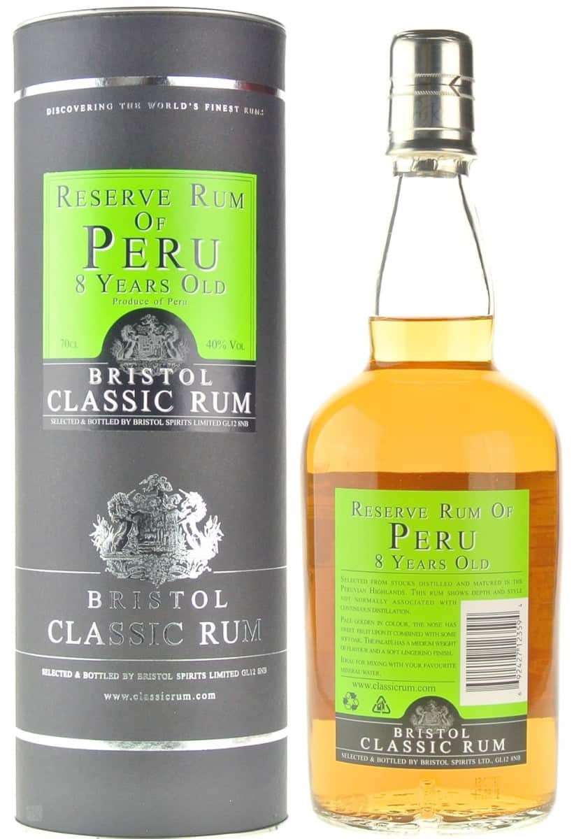 Classic Bristol Reserve Rum of Peru Rum from Peru