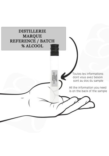 Sample 60ml Bielle - Confrérie du Rhum - Brut de fût 2009 - Fût 107