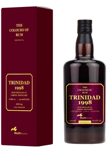 Colours of Rum - Caroni Millésime 1998 24 ans Edition N°4