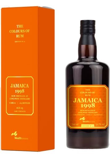 Colours of Rum - Long Pond Millésime 1998 23 ans Edition N°12