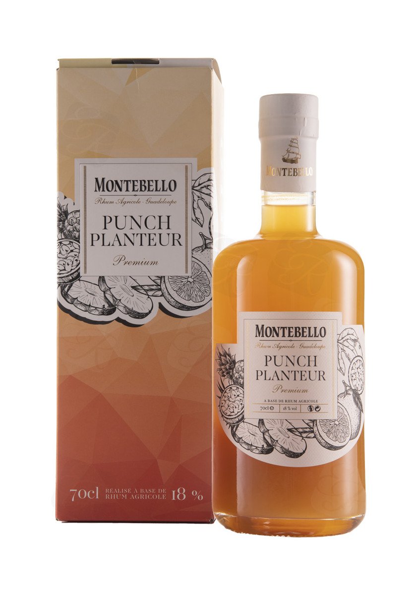 Montebello Planter Punch Rum from Guadeloupe
