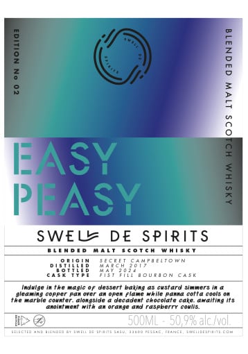 Swell de Spirits - Easy Peasy Blended Malt Campbeltown 2017