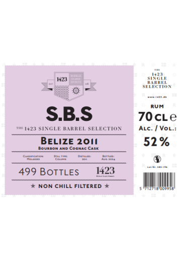 1423 SBS - Belize 2011 13 years old