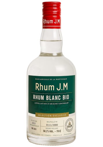 Rhum J.M - Organic White Rum Cuvée Confrérie du Rhum
