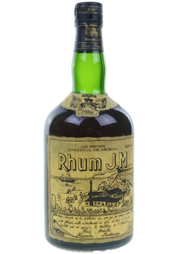 Rhum J.M - Millésime 1986