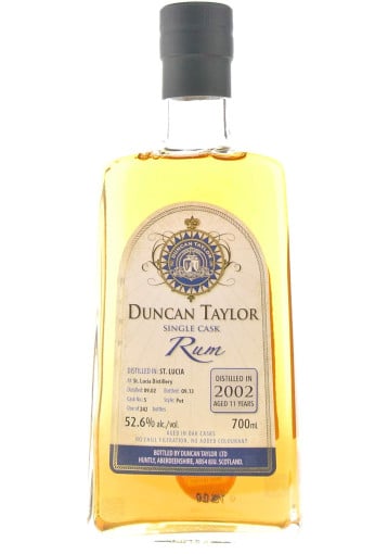 Duncan Taylor - St lucia 11 ans Millésime 2002 (fût 6)