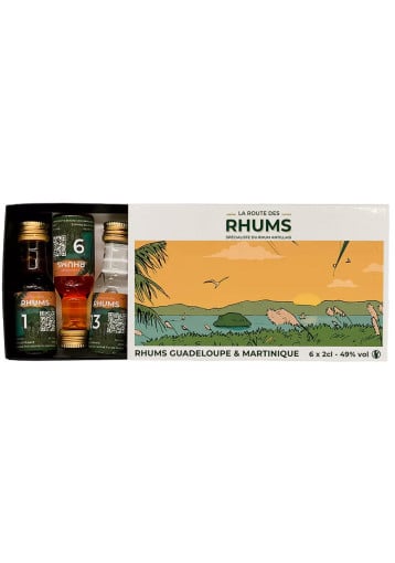 6 X 2cl Line-up Box Martinique & Guadeloupe