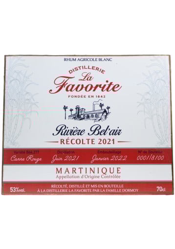 Wooden plaque La Favorite Bel'Air Harvest 2021