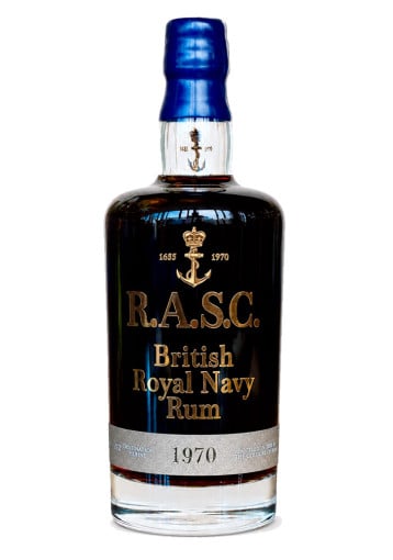 Colours of Rum - R.A.S.C 1970 British Royal Navy Rum Hohne 51.7°