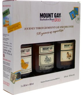 Mount Gay - Pack découverte 3 x 20cl