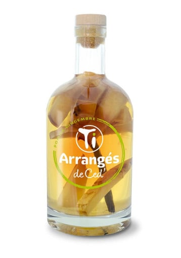 Punch au rhum Pomme Gingembre