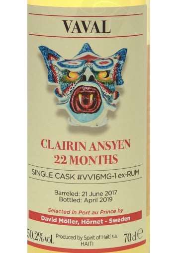 Clairin - Vaval Ansyen 2017 cask ex-Rum VV16MG-1