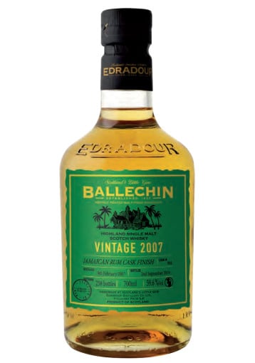 Ballechin - 12 years 2007 Jamaican Rum Cask Finish