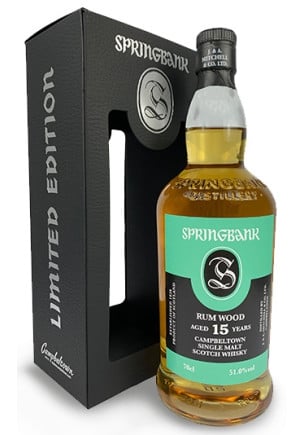 SPRINGBANK 15年 シングルモルトウイスキー 750ml Springbank - 15 ans Rum Wood Finish | Campbeltown