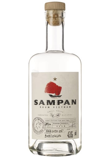 Sampan White Rum 43%