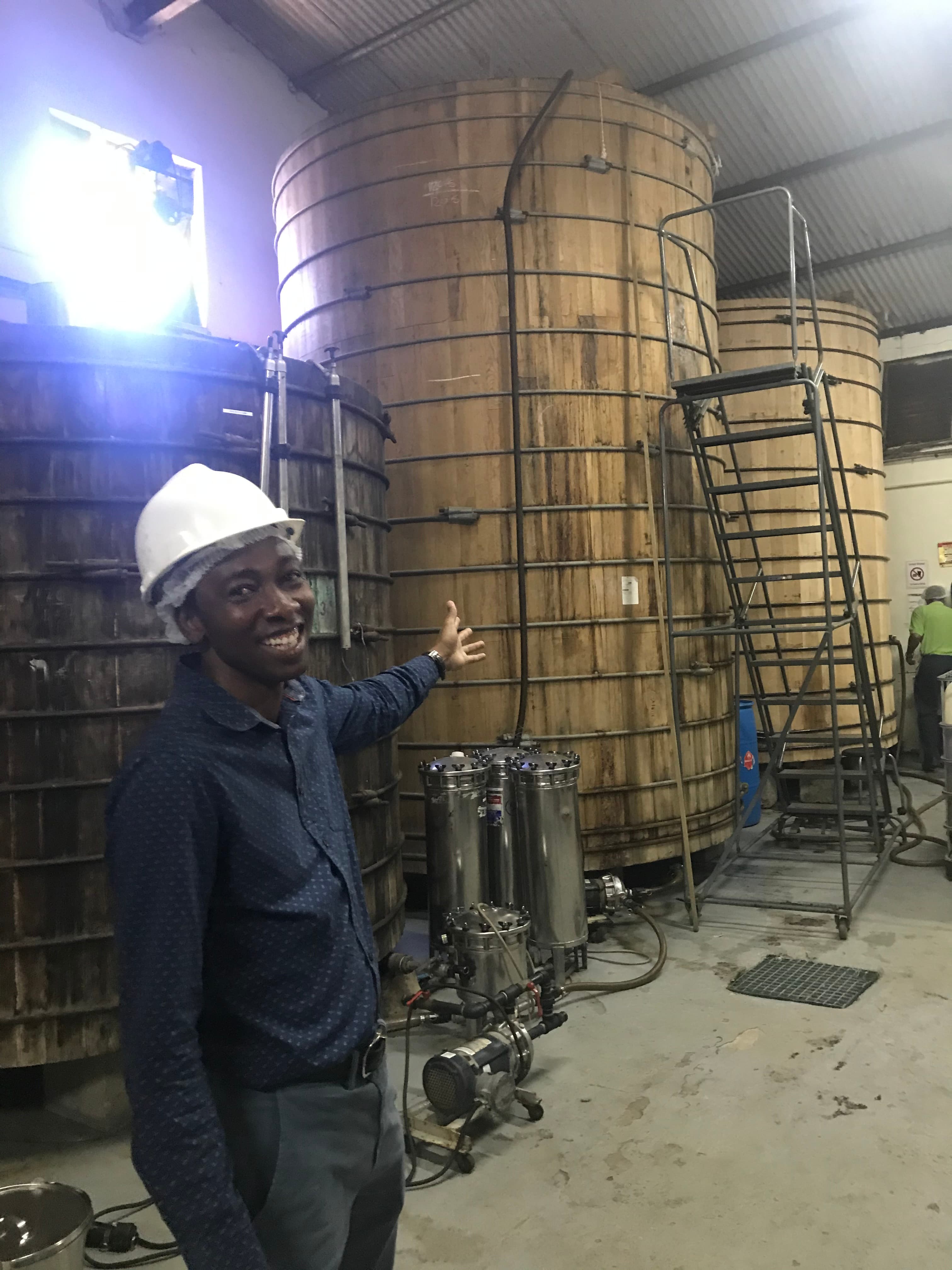 Les foudres d'Antigua Distillery